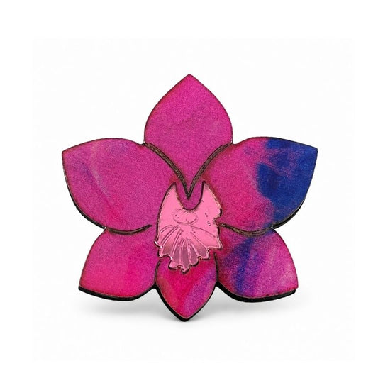 'Orchid' Magnetic Brooch