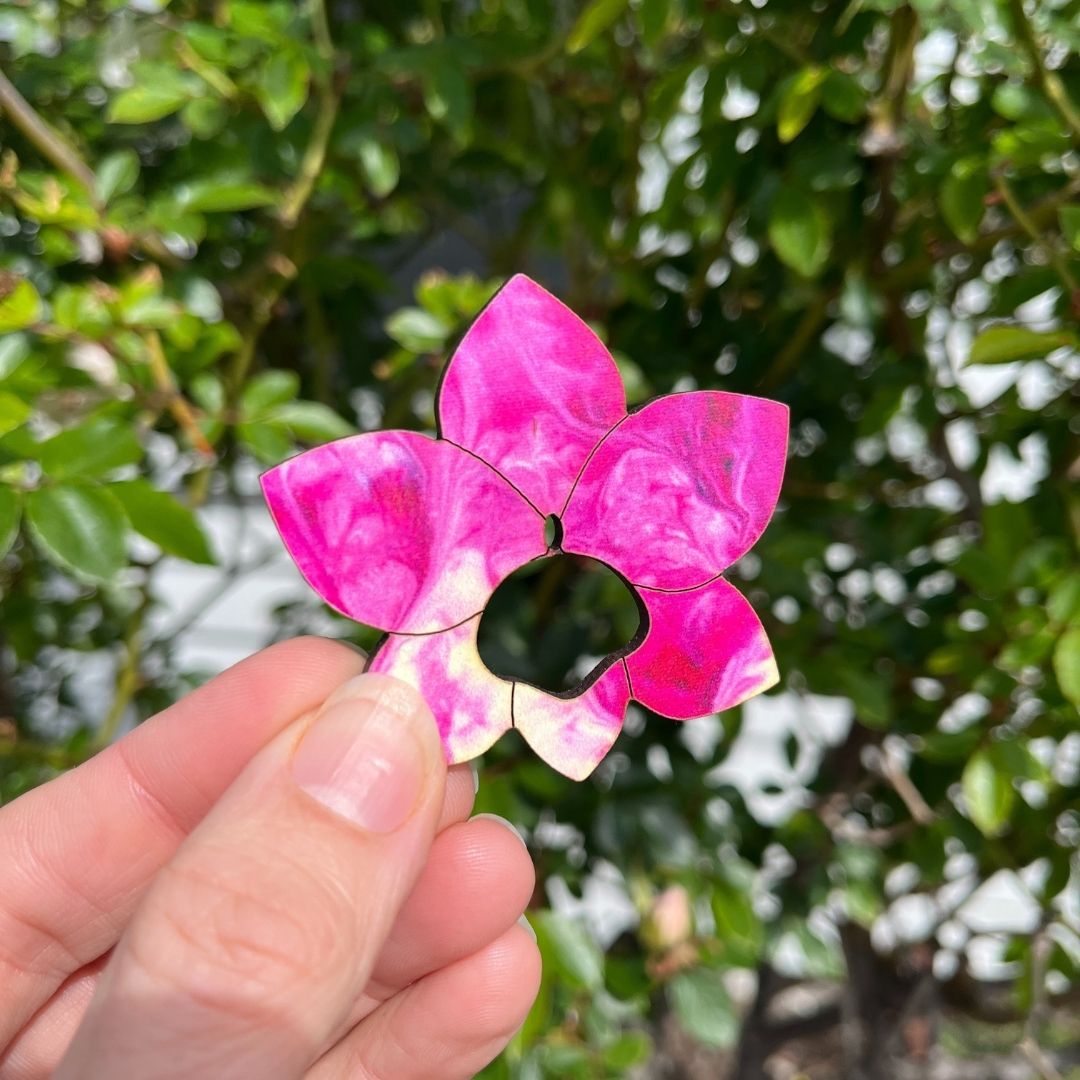 Orchid Glasses Brooch (7 Colors)