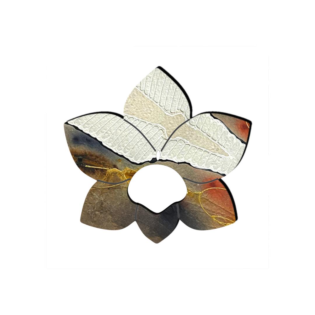 Orchid Glasses Brooch (7 Colors)