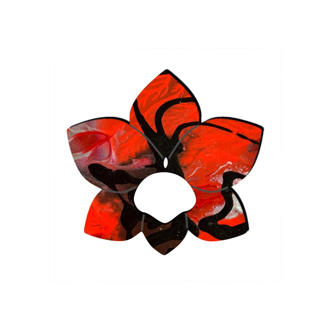 Orchid Glasses Brooch (7 Colors)