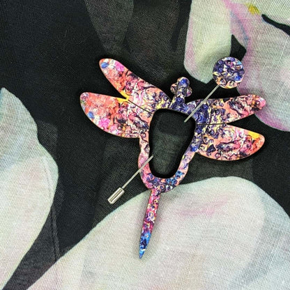Dragonfly Scarf Pin