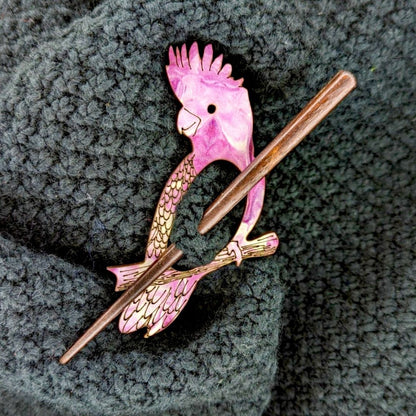 Galah Scarf Pin