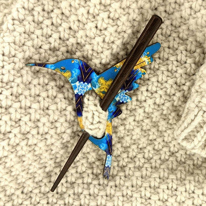 Hummingbird Scarf Pin