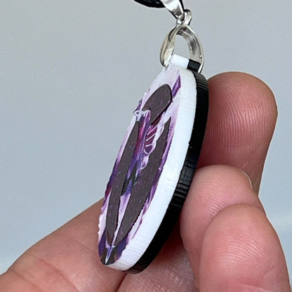 Pink 'Round Humma' Pendant (FREE Brooch)