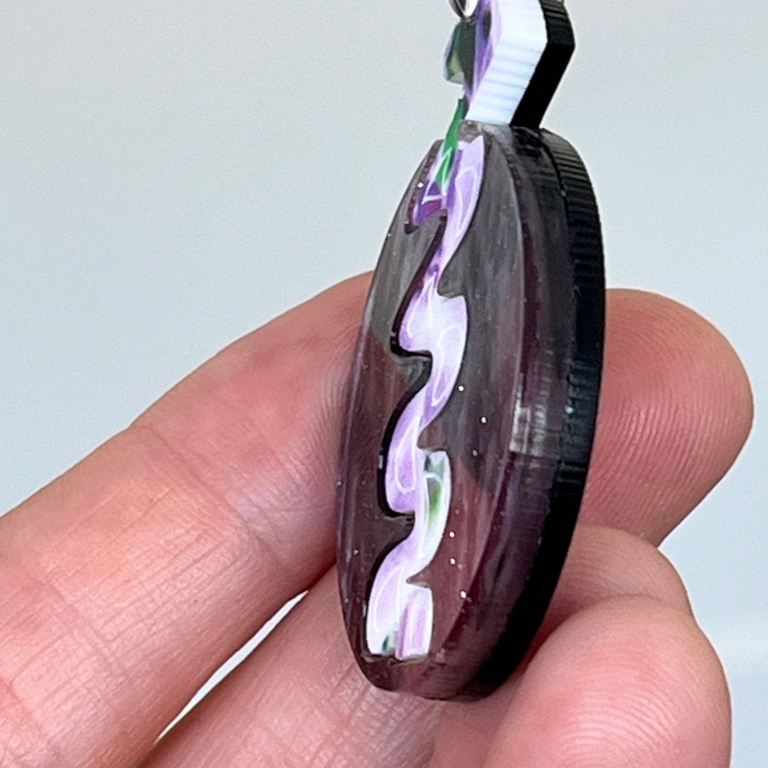 Pink 'Mila' Pendant (FREE Brooch)