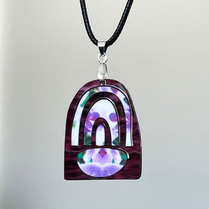 Pink 'Tara' Pendant (FREE Brooch)