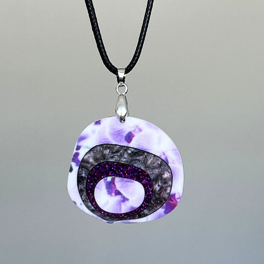 Pink 'Nova' Pendant (FREE Brooch)