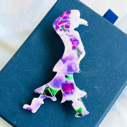 Pink 'Nova' Pendant (FREE Brooch)