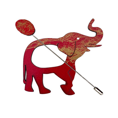 Elephant Scarf Pin (5 Colors)
