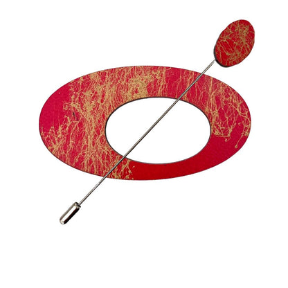 Oval Scarf Pin (5 Colours)