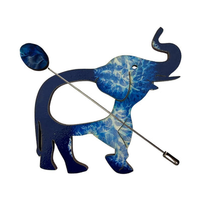 Elephant Scarf Pin (5 Colors)