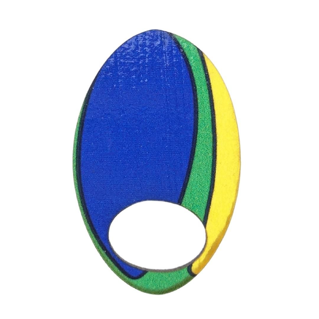 Rugby Colours - Glasses Brooches