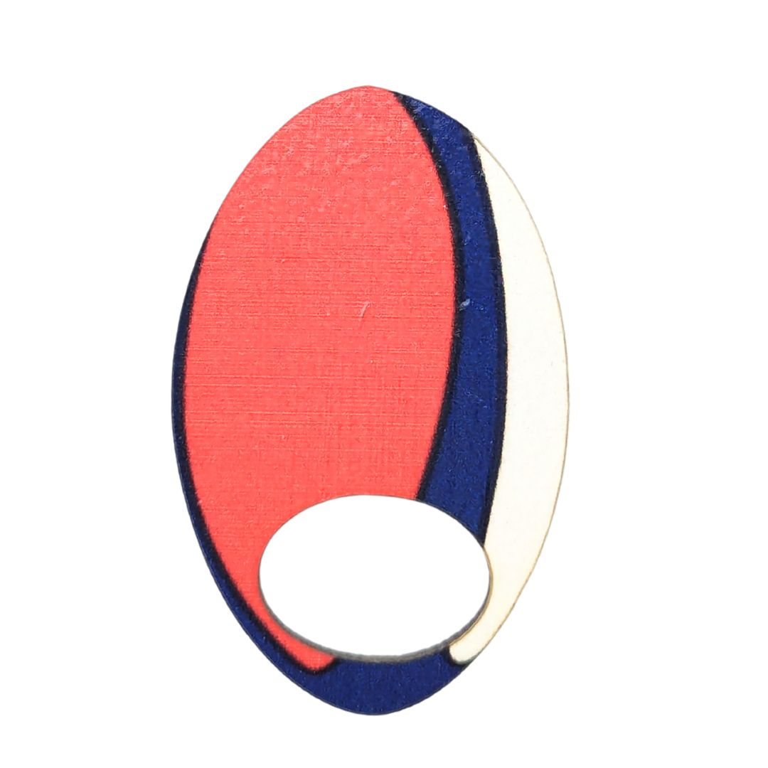 Rugby Colours - Glasses Brooches