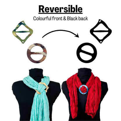 Heart Scarf Rings (7 Colors)