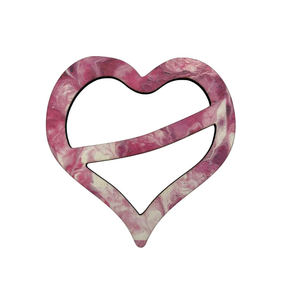 Heart Scarf Rings (7 Colors)