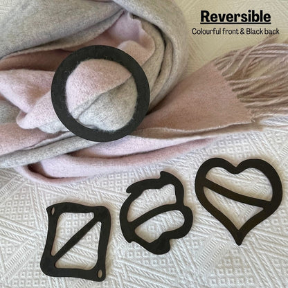 Diamond Scarf Rings (5 Colors)