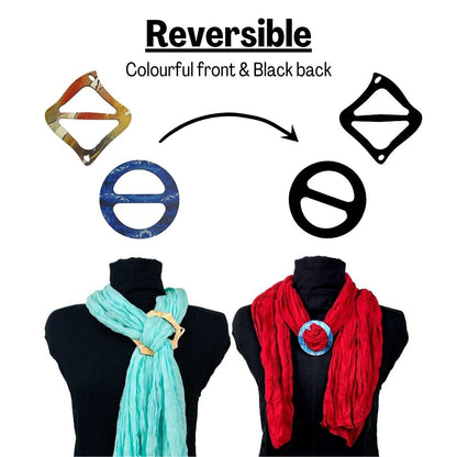 Diamond Scarf Rings (5 Colors)