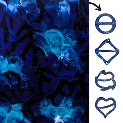 Diamond Scarf Rings (5 Colors)