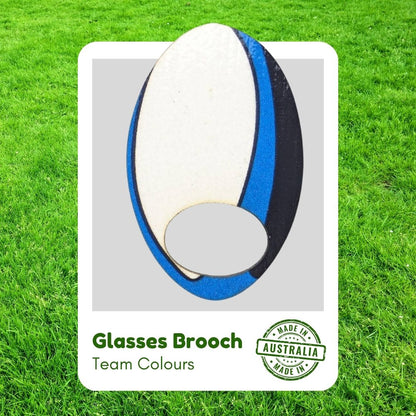 Rugby Colours - Glasses Brooches