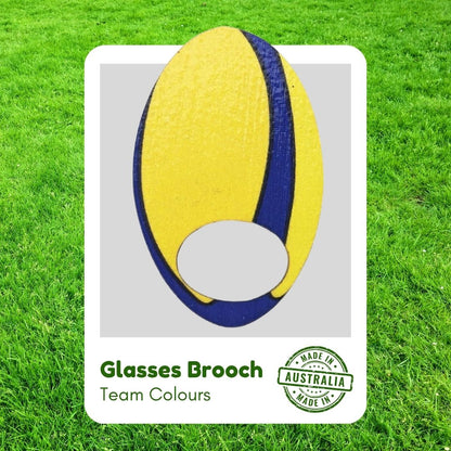 Rugby Colours - Glasses Brooches