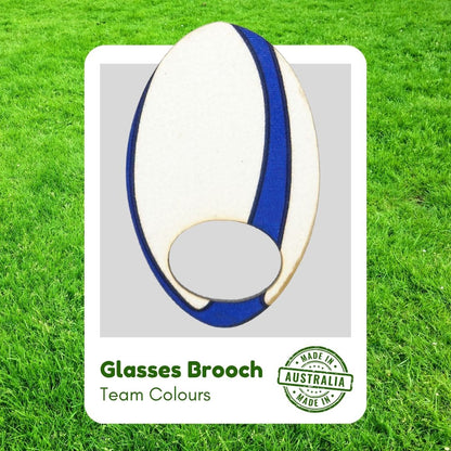 Rugby Colours - Glasses Brooches