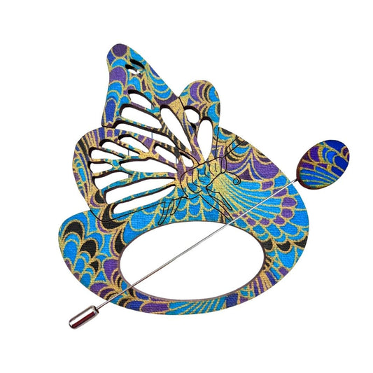 Butterfly Scarf Pin (5 Colors)