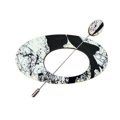 Oval Scarf Pin (5 Colours)