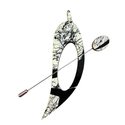 Gum Leaf Scarf Pin (3 Colors)