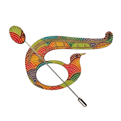 Lyrebird Scarf Pin (5 Colors)