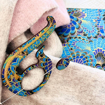 Lyrebird Scarf Pin (5 Colors)
