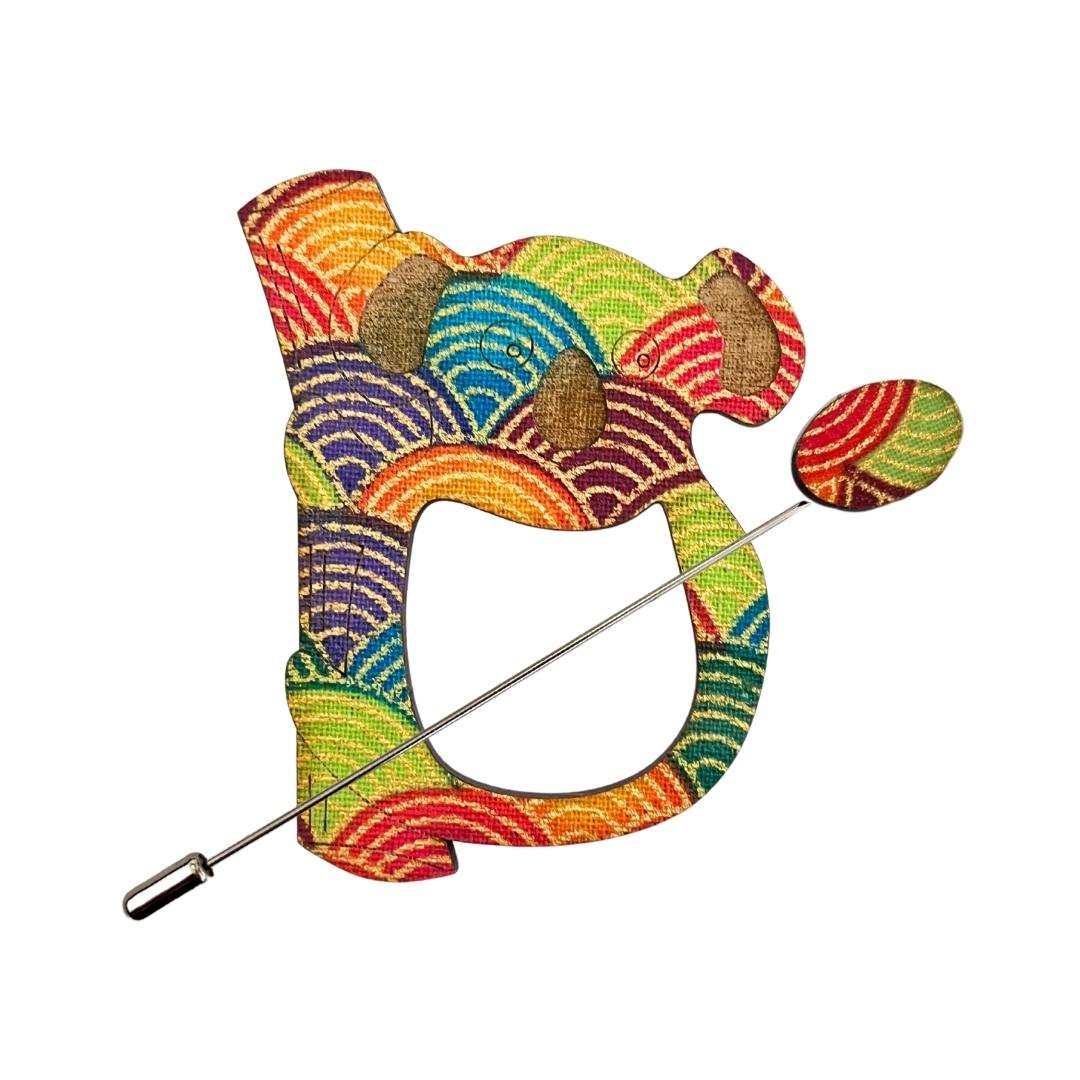 Koala Scarf Pin (5 Colors)
