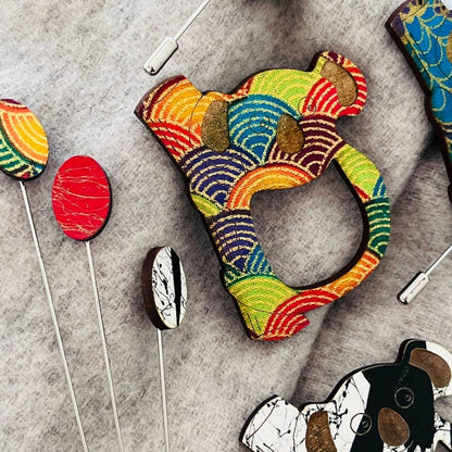 Koala Scarf Pin (5 Colors)