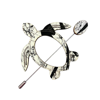 Turtle Scarf Pin (5 Colors)