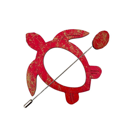 Turtle Scarf Pin (5 Colors)