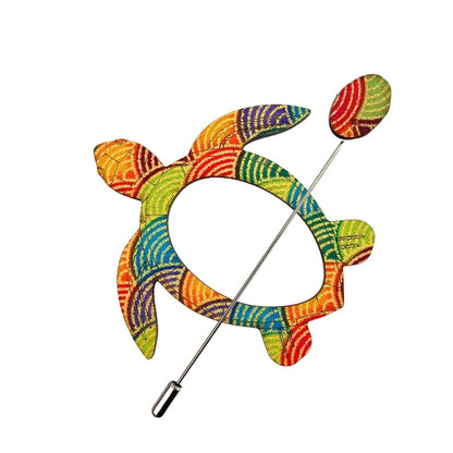 Turtle Scarf Pin (5 Colors)