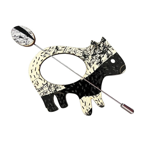 Wombat Scarf Pin (5 Colors)