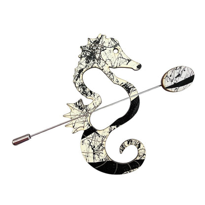 Seahorse Scarf Pin (5 Colors)