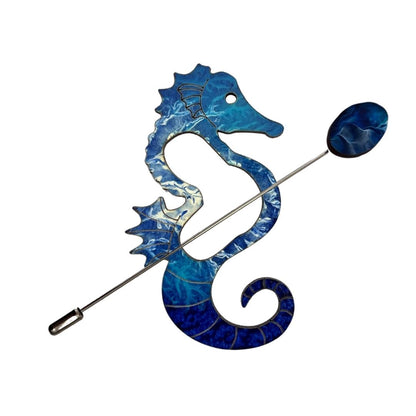 Seahorse Scarf Pin (5 Colors)