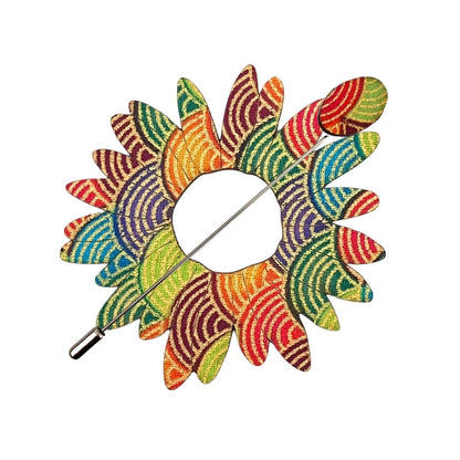Flower Scarf Pin (5 Colors)