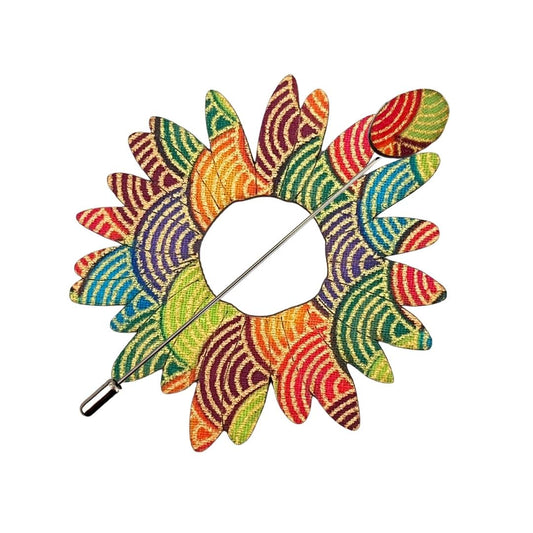 Flower Scarf Pin (5 Colors)