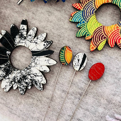 Flower Scarf Pin (5 Colors)