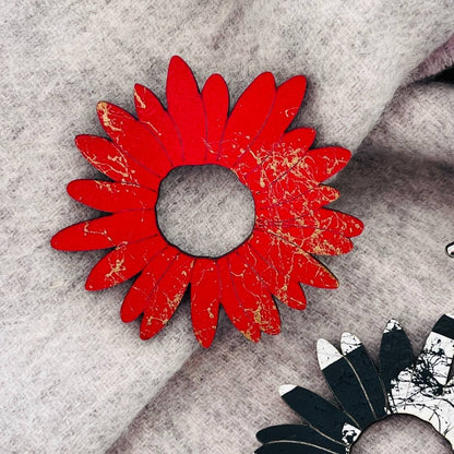 Flower Scarf Pin (5 Colors)