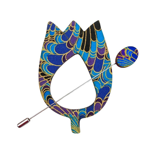 Tulip Scarf Pin (5 Colors)