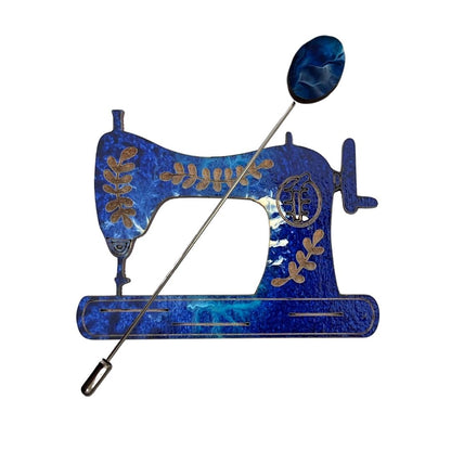 Sewing Machine Scarf Pin (5 Colors)
