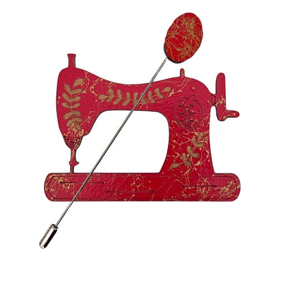 Sewing Machine Scarf Pin (5 Colors)
