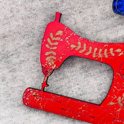 Sewing Machine Scarf Pin (5 Colors)