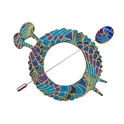 Knitting & Wool Scarf Pin (5 Colors)