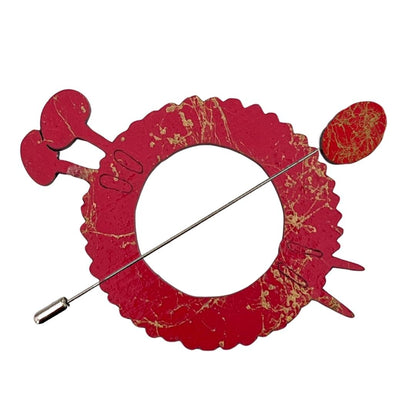 Knitting & Wool Scarf Pin (5 Colors)