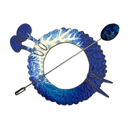 Knitting & Wool Scarf Pin (5 Colors)