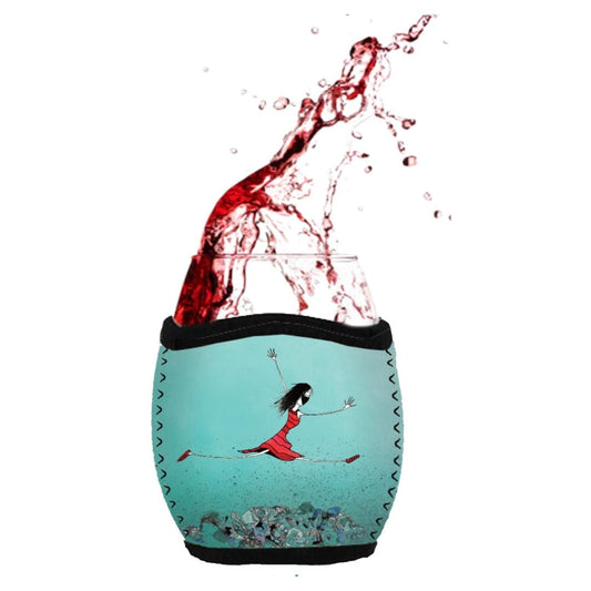 'Yes, we are gliding over the chaos with the greatest of ease' - Stemless Glass Cooler